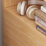 Nightstand Compact Two Drawers Enclosed Cabinet