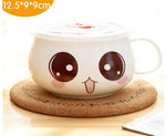 Noodle Bowl Porcelain Illustrated Expressions for Soup & Noodles