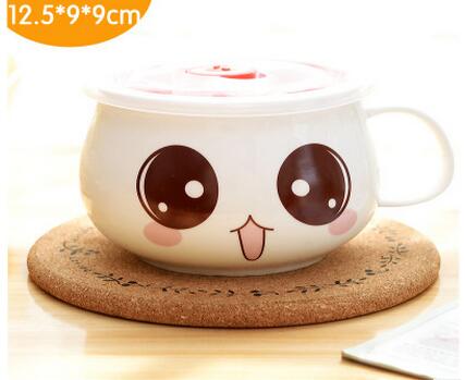 Noodle Bowl Porcelain Illustrated Expressions for Soup & Noodles