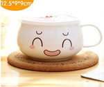 Noodle Bowl Porcelain Illustrated Expressions for Soup & Noodles
