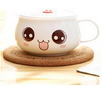 Noodle Bowl Porcelain Illustrated Expressions for Soup & Noodles