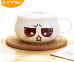 Noodle Bowl Porcelain Illustrated Expressions for Soup & Noodles