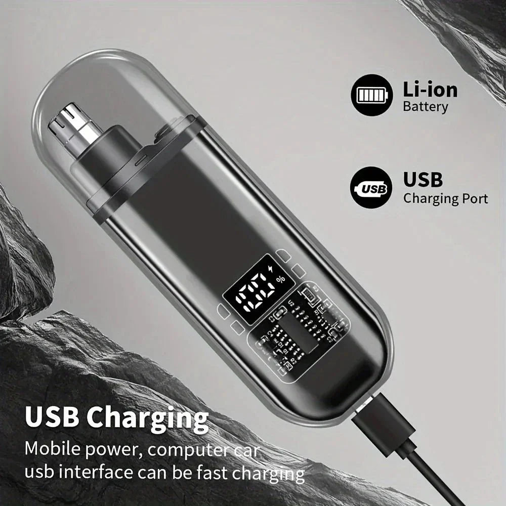 Nose & Ear Trimmer Precision USB Rechargeable 80-Minute