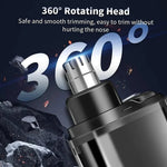 Nose & Ear Trimmer Precision USB Rechargeable 80-Minute
