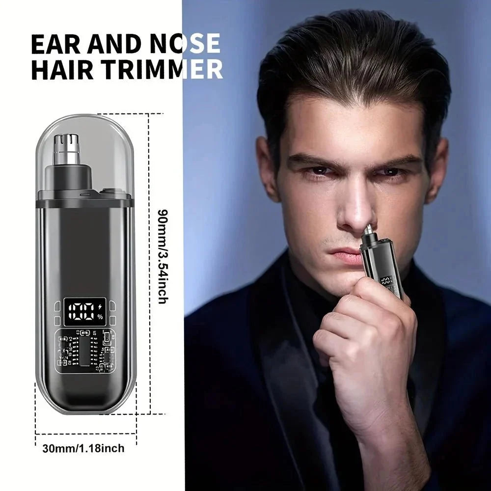 Nose & Ear Trimmer Precision USB Rechargeable 80-Minute