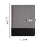 Notebook Built-In 8000mAh Power Bank & 16GB USB Drive