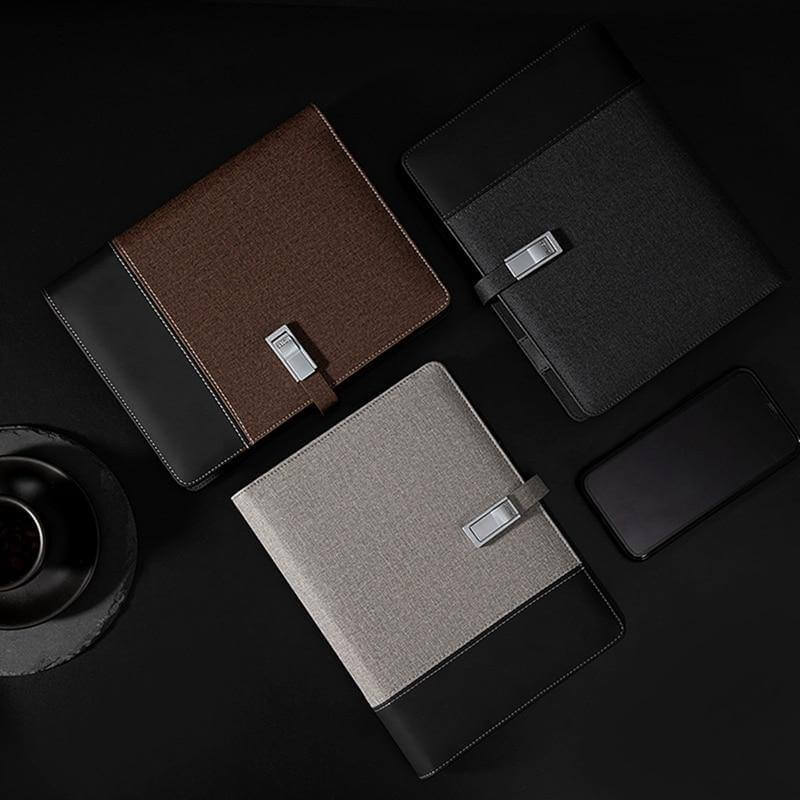 Notebook Built-In 8000mAh Power Bank & 16GB USB Drive