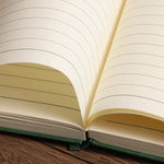 Notebook Genuine Leather A5 200 Pages Integrated Bookmark