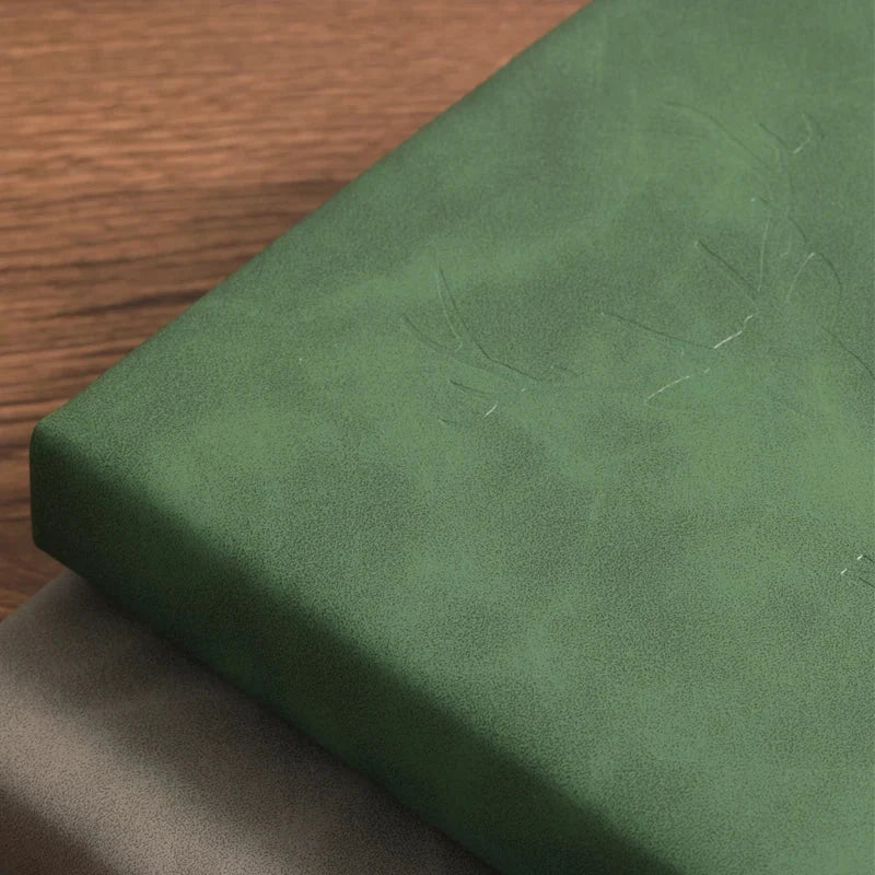 Notebook Genuine Leather A5 200 Pages Integrated Bookmark