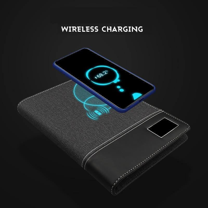 Notebook Wireless Charging Built-In Power Bank 16GB USB Drive