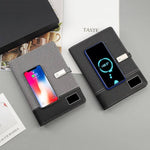Notebook Wireless Charging Built-In Power Bank 16GB USB Drive