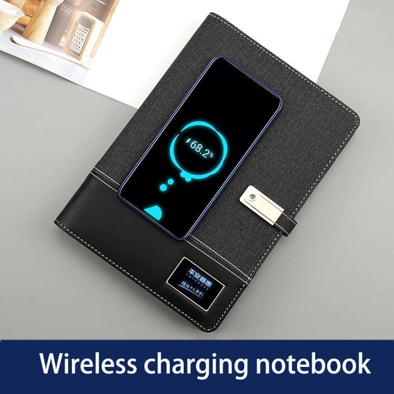 Notebook Wireless Charging Built-In Power Bank 16GB USB Drive