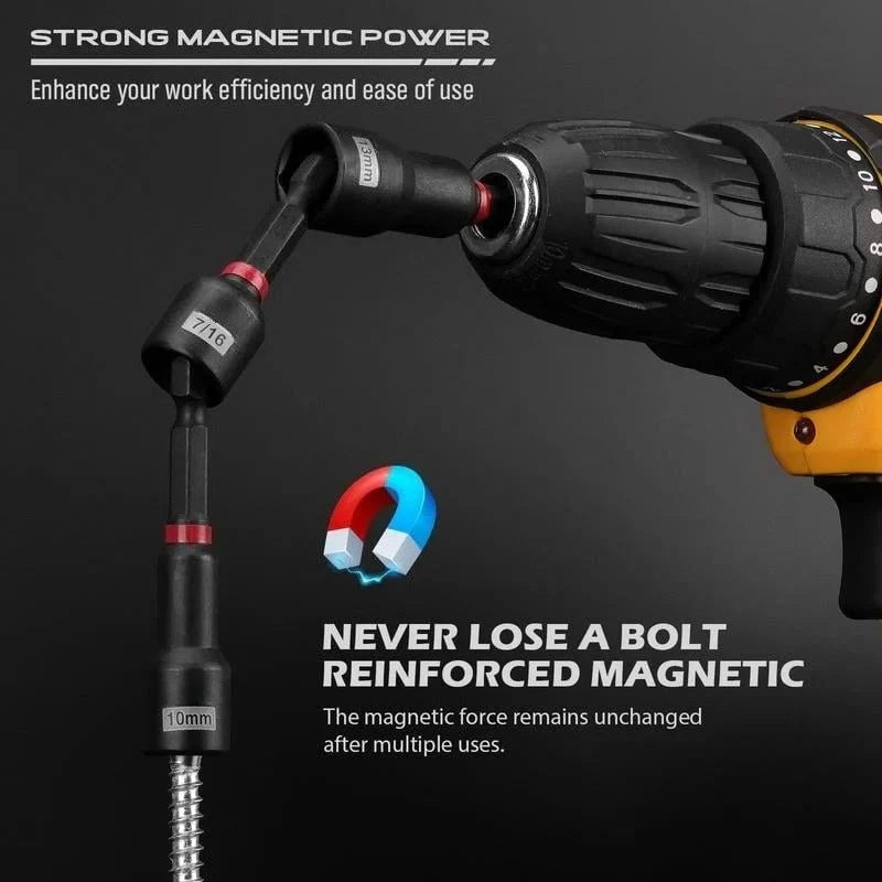 Nut Driver Bit Set 46-Piece Magnetic Hex Shank