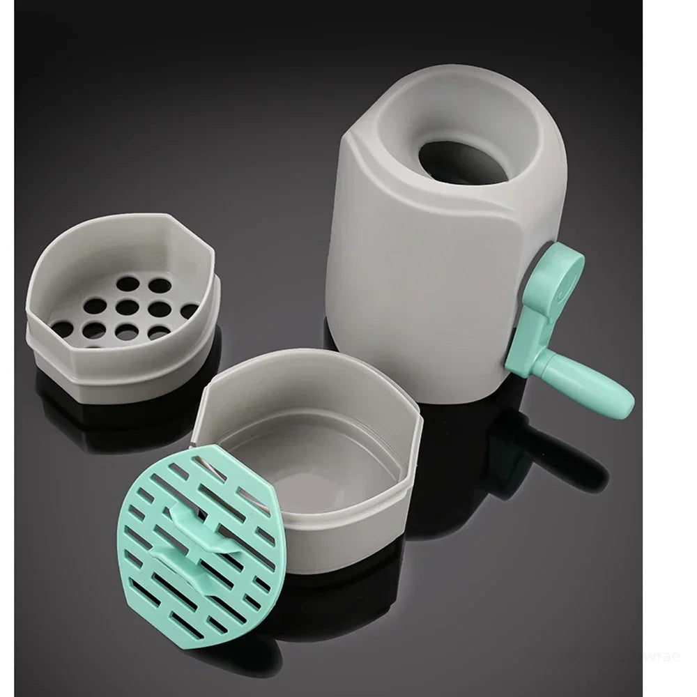 Nut Shell Cracker Manual Crank Food-Grade Plastic