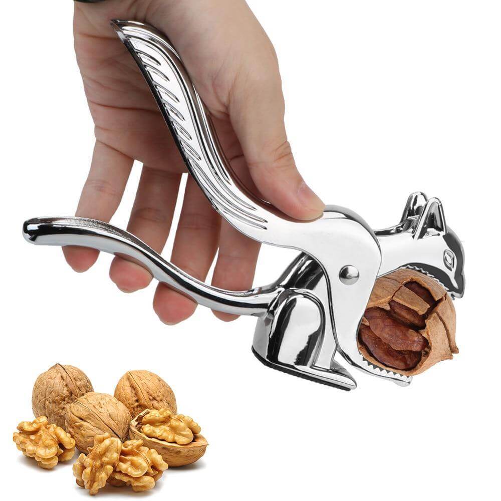 Nutcracker Ergonomic Non-Slip Handle & Serrated Teeth