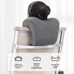 Office Chair Headrest Cushion Memory Foam & 8 Massage Points