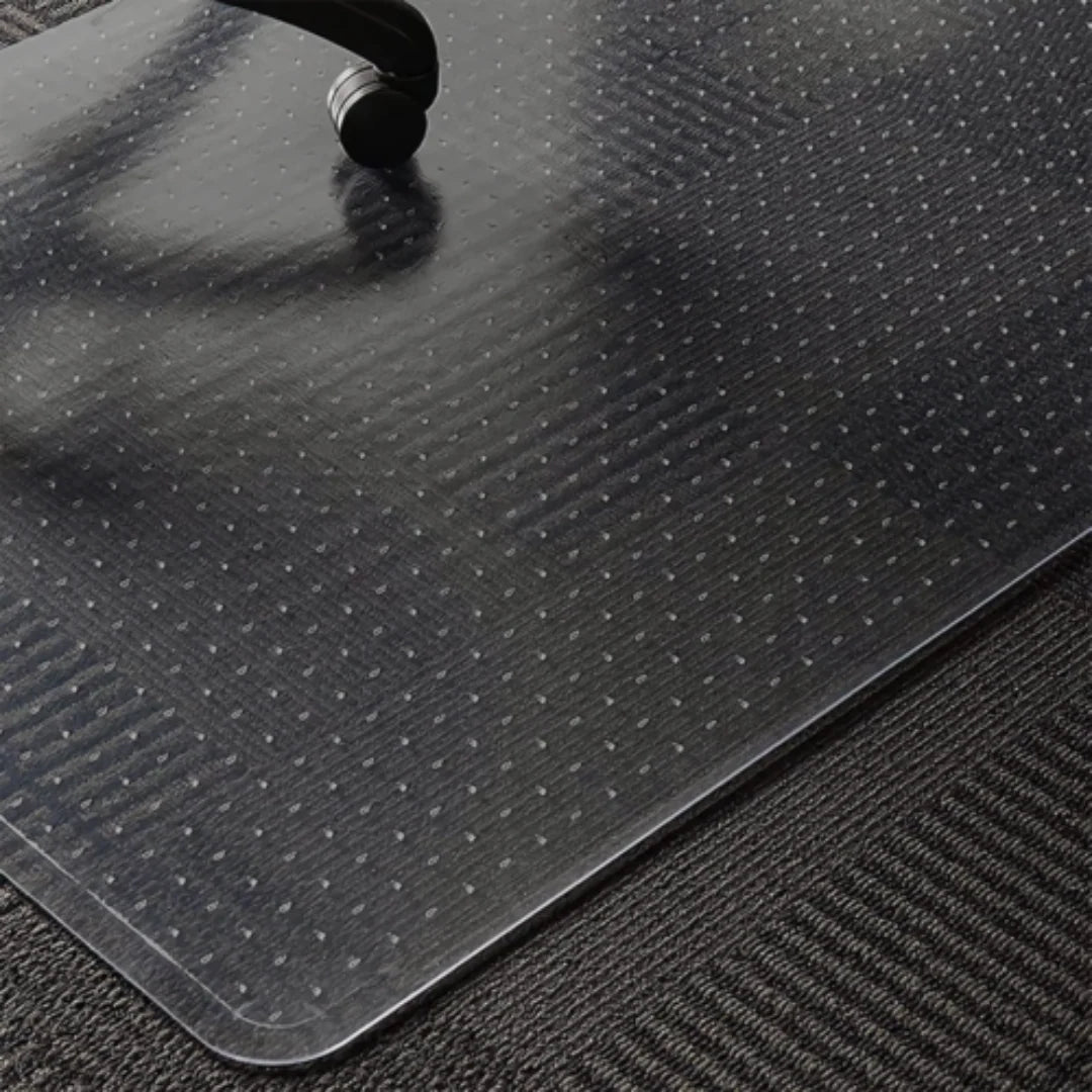 Office Chair Mat Transparent PVC Gripped Backing
