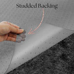 Office Chair Mat Transparent PVC Gripped Backing