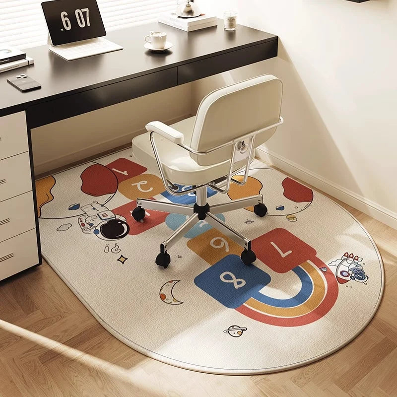 Office Floor Mat Ergonomic Non-Slip Soft Fabric