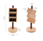Office Storage Rack Solid Wood Customizable Vertical