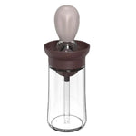 Oil Dispenser Bottle Glass Heat-Resistant Silicone Brush