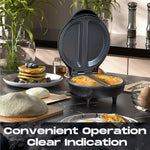 Omelette Maker Dual Non-Stick & No-Flip