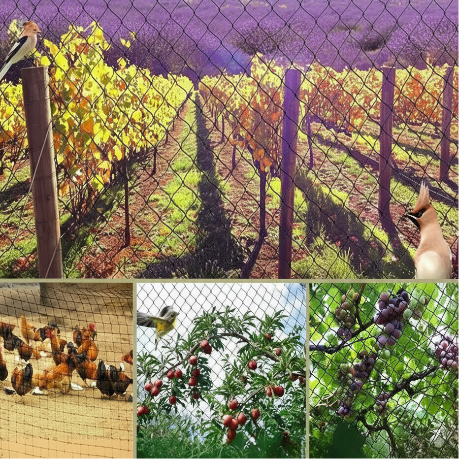 Orchard Netting UV-Resistant Tear-Resistant Bird & Deer Protection