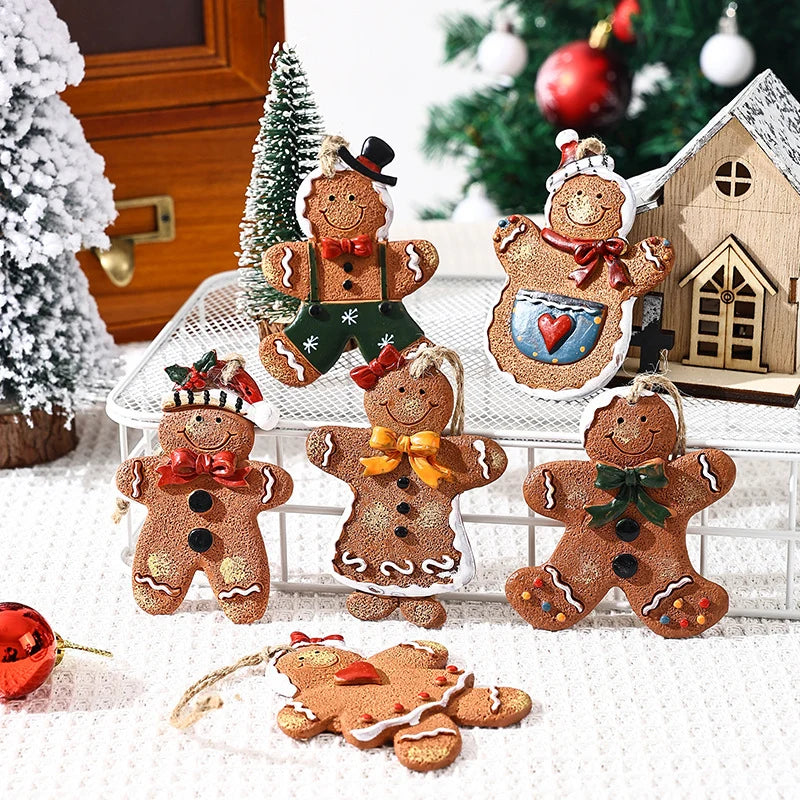 Ornament Gingerbread Handcrafted Easy To Hang