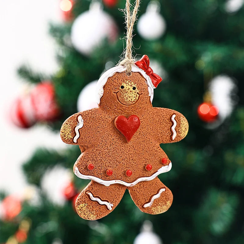 Ornament Gingerbread Handcrafted Easy To Hang