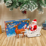 Ornament Parachuting Santa Fabric Canopy & Plush Trim