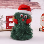 Ornament Parachuting Santa Fabric Canopy & Plush Trim