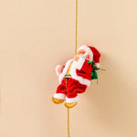 Ornament Parachuting Santa Fabric Canopy & Plush Trim