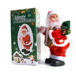 Ornament Parachuting Santa Fabric Canopy & Plush Trim