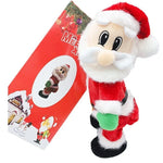 Ornament Parachuting Santa Fabric Canopy & Plush Trim