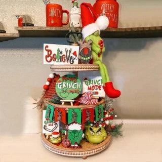 Ornaments Festive Characters Lightweight Easy To Hang