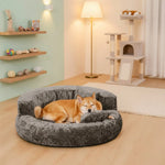 Orthopedic Dog Bed Dual-Density Cushioning Removable Washable Cover Non-Slip Base