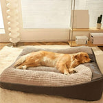 Orthopedic Dog Bed Joint Support Raised Edge Scratch-Resistant Surface