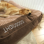 Orthopedic Dog Bed Joint Support Raised Edge Scratch-Resistant Surface