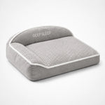Orthopedic Dog Bed Memory Foam Raised Backrest Washable Cover