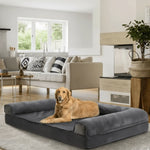 Orthopedic Dog Bed Memory Foam Waterproof Cover