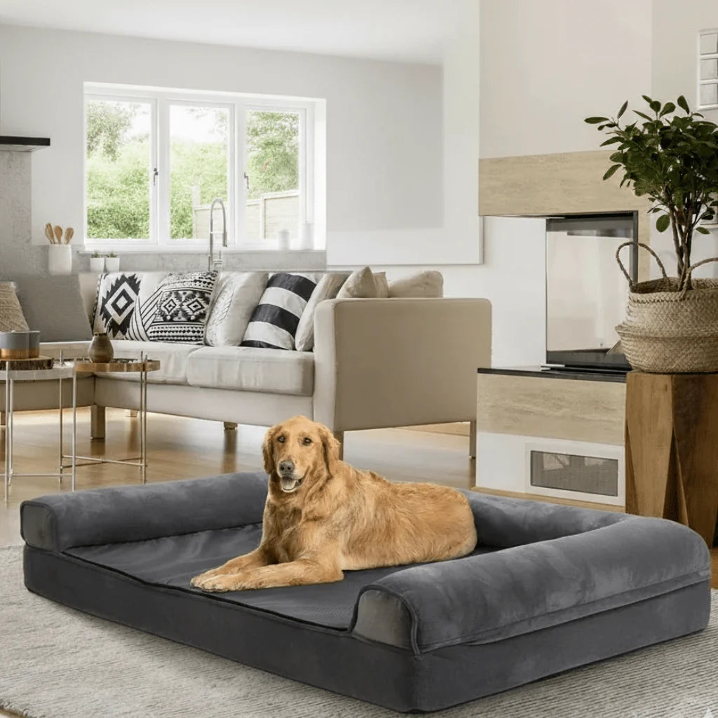 Orthopedic Dog Bed Memory Foam Waterproof Cover