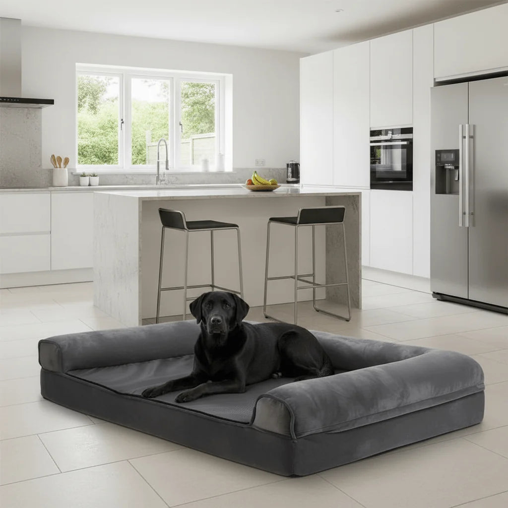 Orthopedic Dog Bed Memory Foam Waterproof Cover