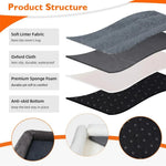 Orthopedic Dog Bed Memory Foam Waterproof Cover