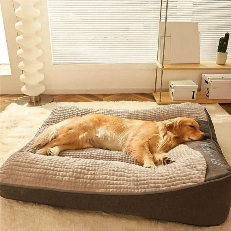 Orthopedic Dog Bed Raised Bolster Removable Machine-Washable Cover