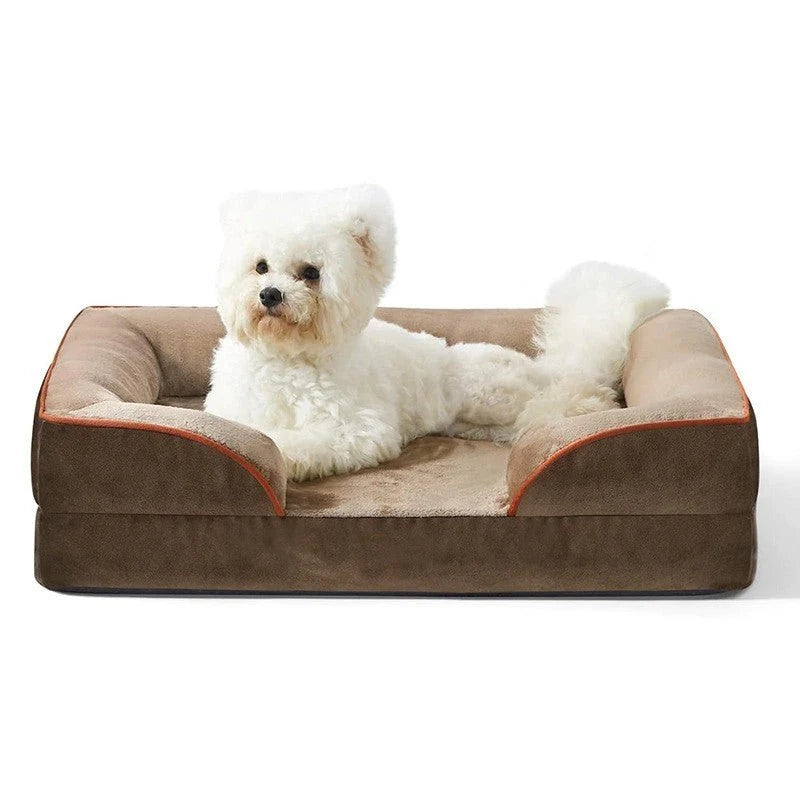 Orthopedic Dog Bed Supportive Foam Removable Machine-Washable Cover