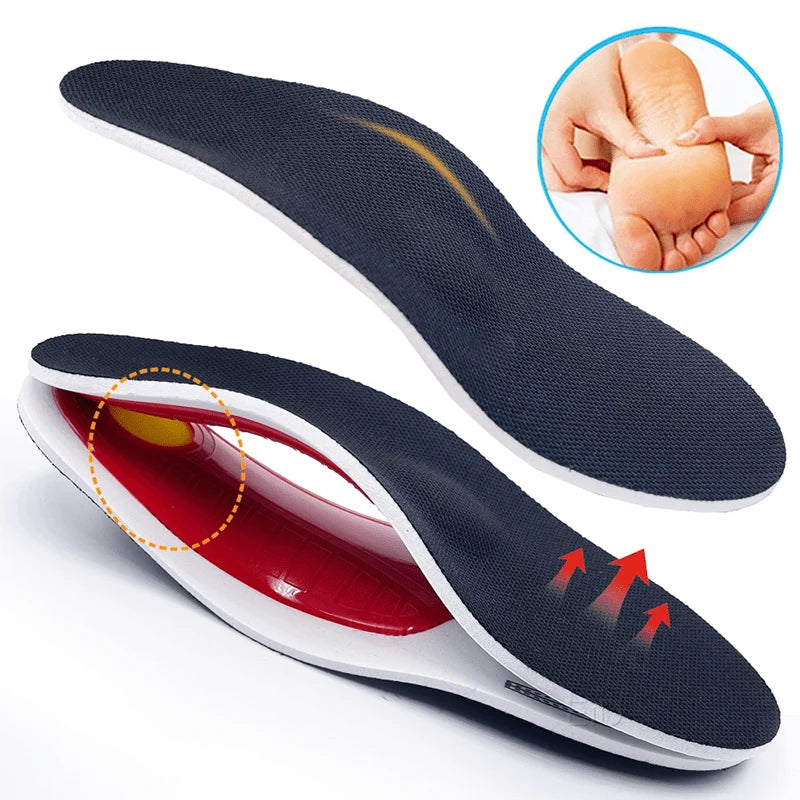 Orthopedic Insoles 3D Arch Support Shock-Absorbing Breathable Foam