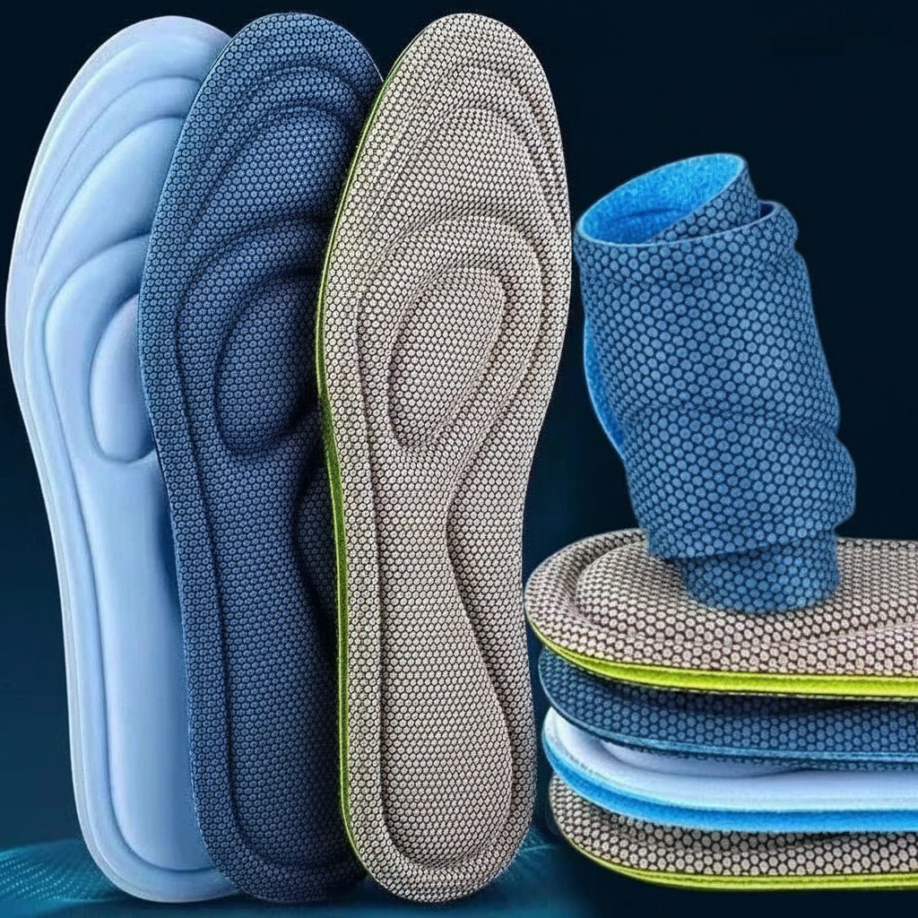 Orthopedic Insoles Memory Foam Sweat-Absorbing Shock-Absorbing