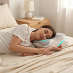 Orthopedic Pillow Contoured Memory Foam Breathable Washable Cover
