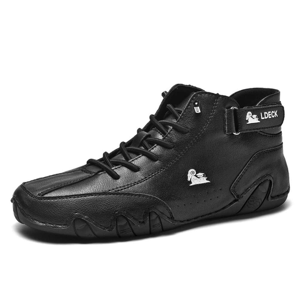 Orthopedic Shoes Waterproof Breathable Leather Slip-Resistant Outsole