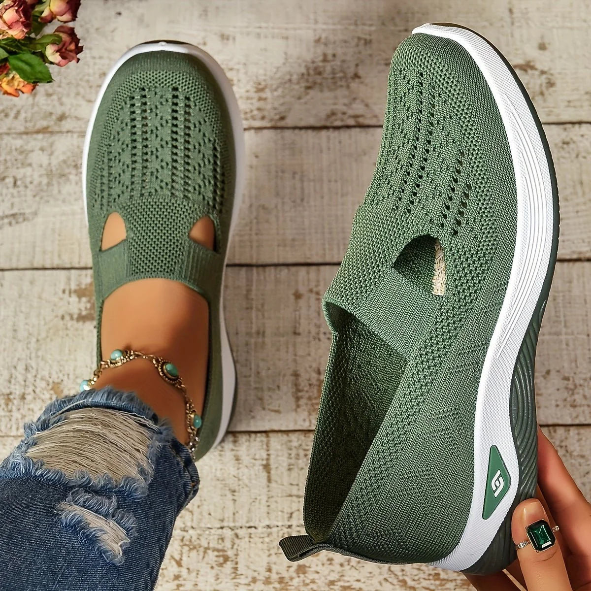 Orthopedic Slippers Gel-Cushioned Slip-Resistant Slip-On